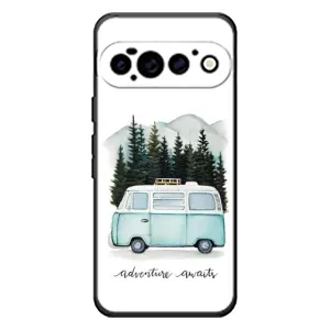 Силиконовый бампер с картинкой машины на Google Pixel 11 Pro