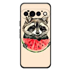 Силиконовый Чехол с Енотами на Google Pixel 11 Pro (Енот)