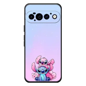 Чехол с рисунком Стич для Google Pixel 11 Pro (Энджл и Стич)