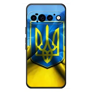 Чохол з картинкою (Патріотичний ГЕРБ) на Google Pixel 11 Pro (Герб і Прапор України)