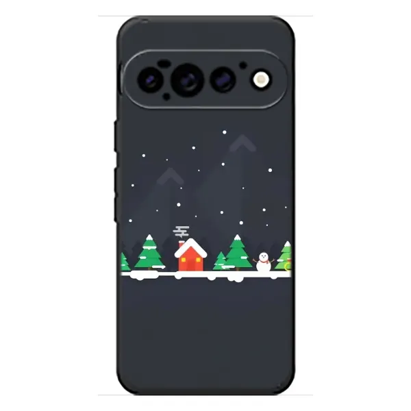 Чехол с рисунком «Город зимний» для Google Pixel 11 Pro
