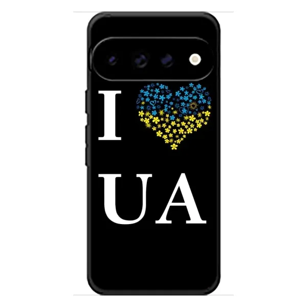Чехол с рисунком «I Love UA» для Google Pixel 11 Pro Чехол с рисунком «I Love UA» для Google Pixel 11 Pro