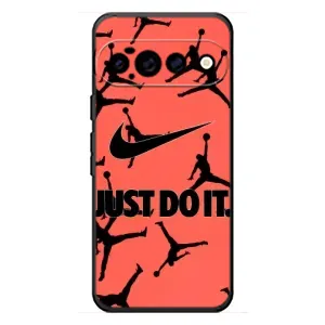 Силиконовый Чехол Nike Air Jordan на Гугл Пиксель 11 Про (Just Do It)