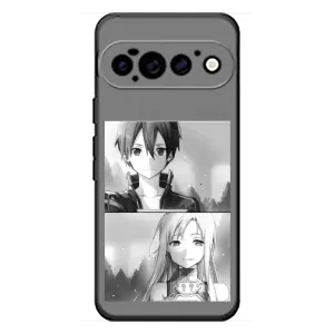 Чехол с персонажами АНИМЕ на Google Pixel 11 Pro (Кирито-Асуна)