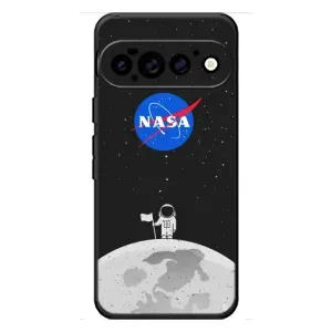 Силиконовый бампер с принтом "Наса" на Google Pixel 11 Pro (Космонавт NASA)