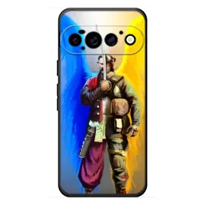 Чехол с картинкой (Патриотический КОЗАК) на Google Pixel 11 Pro (Козак с крыльями)