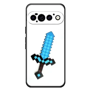 Чохли для Google Pixel 11 Pro (Персонажі МайнКрафт) (Меч)