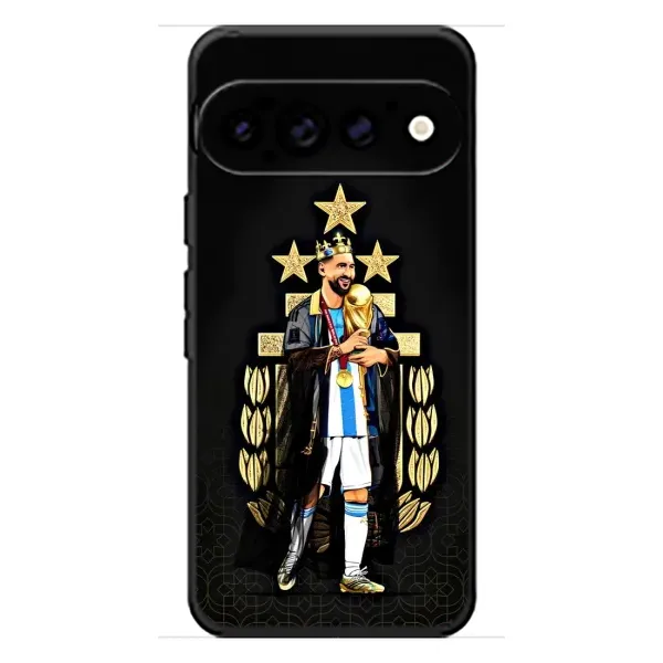 Чехол с рисунком «Месси король» для Google Pixel 11 Pro