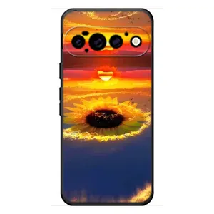 Чехлы с картинкой Подсолнухов для Гугл Пиксель 11 Про (Небо подсолнух)