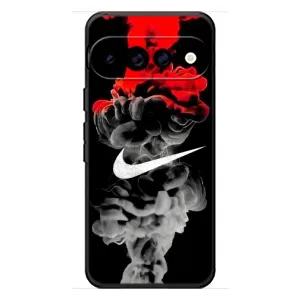 Силиконовый Чехол на Google Pixel 11 Pro с картинкой Nike (Nike дым)