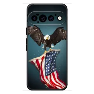 Чохол Прапор USA для Google Pixel 11 Pro (Орел і прапор)
