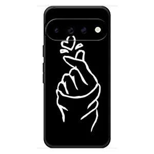 Чехол с рисунком «Сердце на черном» для Google Pixel 11 Pro