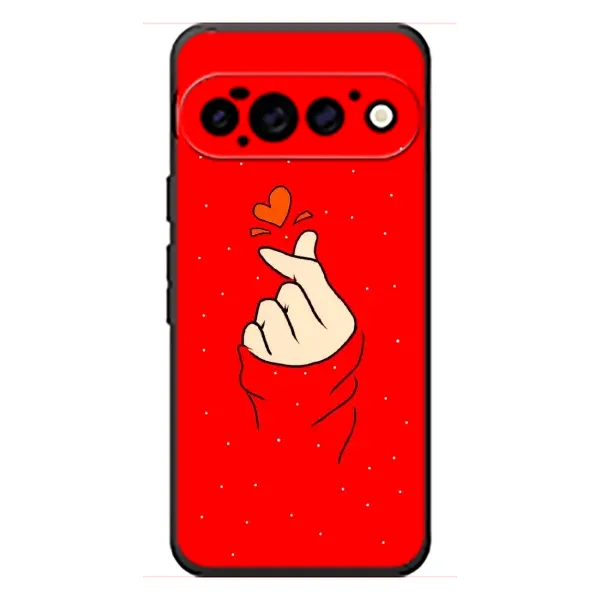 Чехол с рисунком «Сердце на красном» для Google Pixel 11 Pro