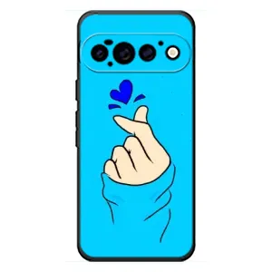 Чехол с рисунком «Сердце на синем» для Google Pixel 11 Pro