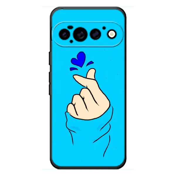 Чехол с рисунком «Сердце на синем» для Google Pixel 11 Pro