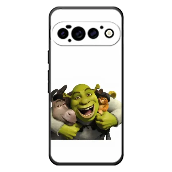 Чехол с рисунком «Шрек осел и кот» для Google Pixel 11 Pro Чехол с рисунком «Шрек осел и кот» для Google Pixel 11 Pro