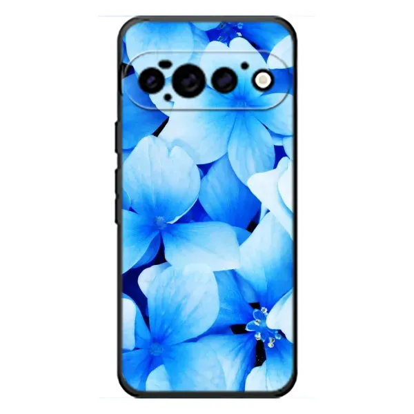 Чехол с рисунком «Синие цветы» для Google Pixel 11 Pro