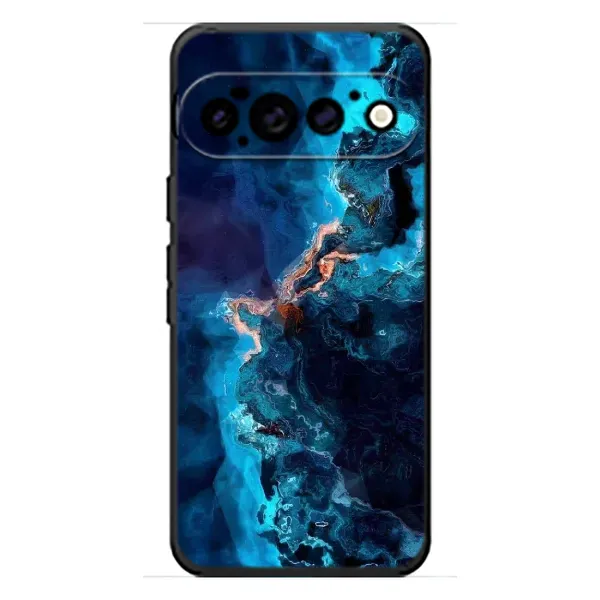 Чехол с рисунком «Синий мрамор» для Google Pixel 11 Pro Чехол с рисунком «Синий мрамор» для Google Pixel 11 Pro