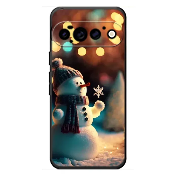 Чехол с рисунком «Снеговик праздничный» для Google Pixel 11 Pro Чехол с рисунком «Снеговик праздничный» для Google Pixel 11 Pro