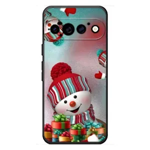 Чохли на Новий Рік Google Pixel 11 Pro (Сніговик в шапці)