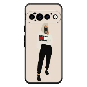 Силиконовый Чехол на Google Pixel 11 Pro с картинкой Стильных Девушек (Стильная)