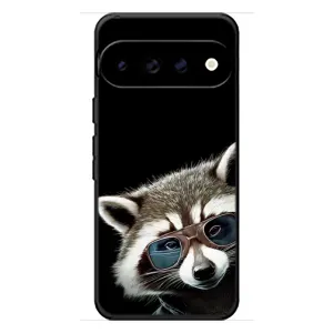 Силиконовый Чехол с Енотами на Google Pixel 11 Pro (Стильный Енот)