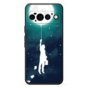 Чехол (ТПУ) с планетами на Google Pixel 11 Pro (To The moon)