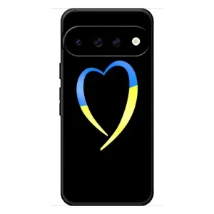 Силиконовый Чехол на Google Pixel 11 Pro (Я-Украина) (Украинское сердце)