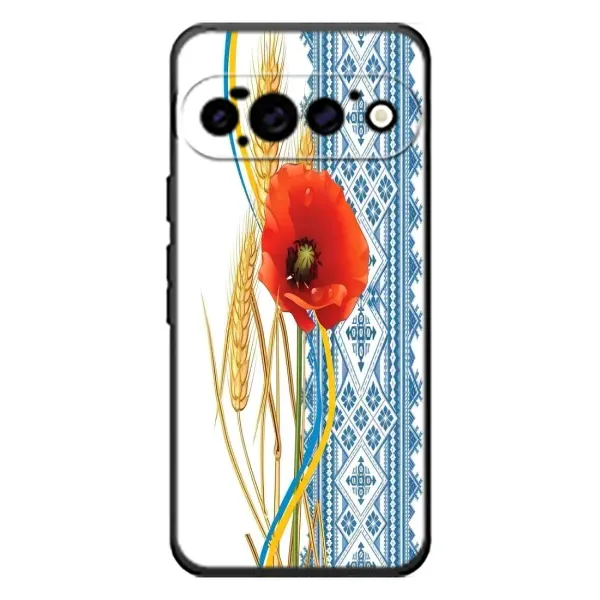 Чехол с рисунком «Вышиванка с цветком» для Google Pixel 11 Pro