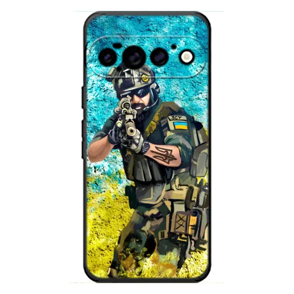 Чехол с рисунком «ЗСУ Воин» для Google Pixel 11 Pro Чехол с рисунком «ЗСУ Воин» для Google Pixel 11 Pro
