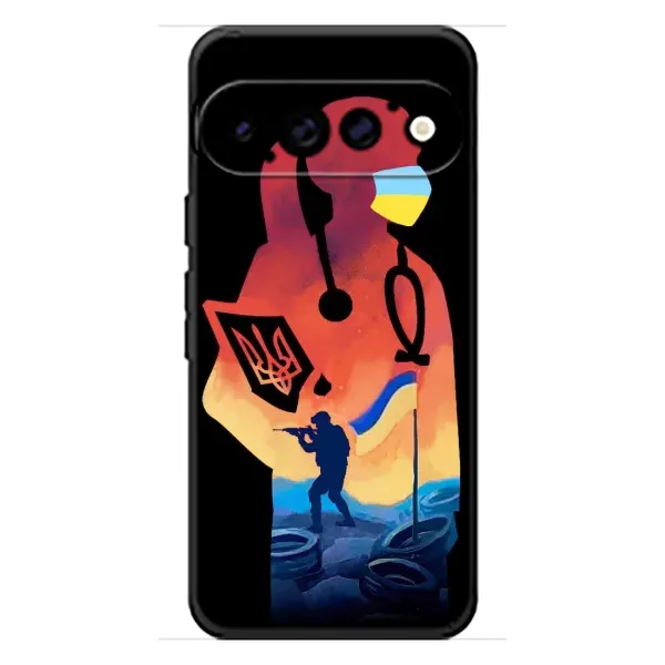 Чехол с рисунком «ЗСУ Врач» для Google Pixel 11 Pro Чехол с рисунком «ЗСУ Врач» для Google Pixel 11 Pro