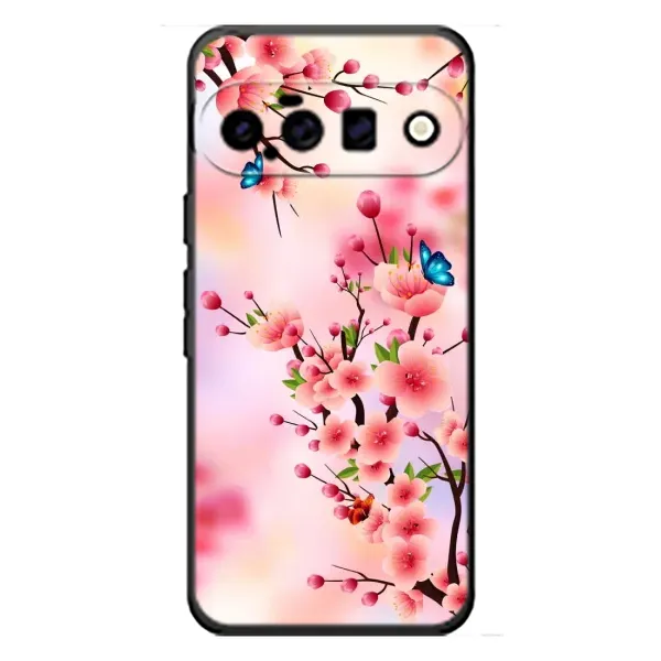 Чехол с рисунком «Бабочки на сакуре» для Google Pixel 11