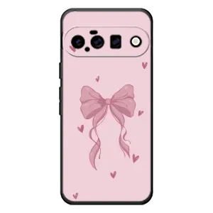 Чохол банти для Google Pixel 11 (Бант на рожевому)