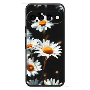 Чохол з ромашками на Google Pixel 11 (Білі ромашки)
