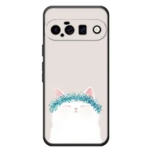 Чехол на тематику: Коты для Google Pixel 11 (Белый котик)