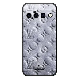 Текстурный Чехол Louis Vuitton для Гугл Пиксель 11 (Белый ЛВ)
