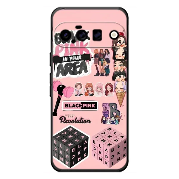 Чехол с рисунком «BLACK PINK коллаж» для Google Pixel 11 Чехол с рисунком «BLACK PINK коллаж» для Google Pixel 11