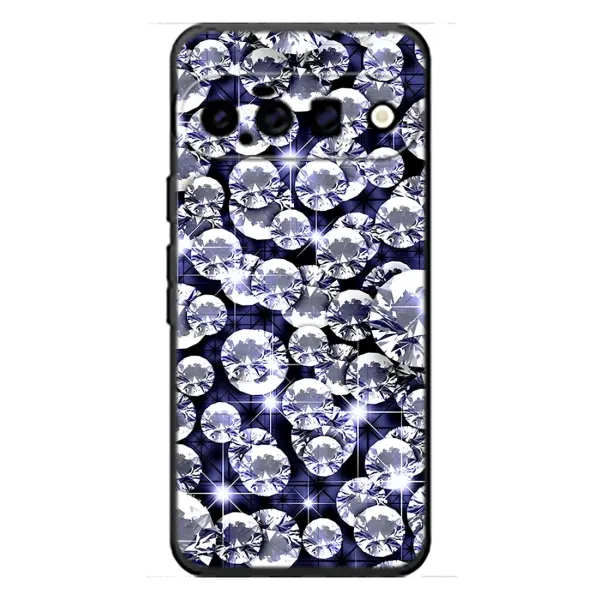 Чехол с рисунком «Бриллианты» для Google Pixel 11 Чехол с рисунком «Бриллианты» для Google Pixel 11