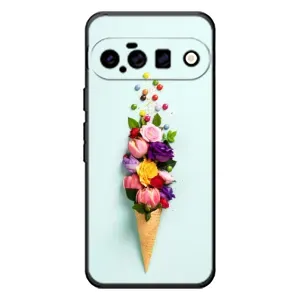 Чохли з тематикою "КВІТИ" на Google Pixel 11 (Квітка-морозиво)