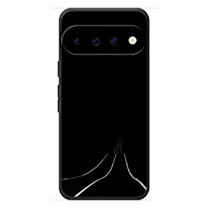 Чехол с картинками на черном фоне для Google Pixel 11 (Дорога)