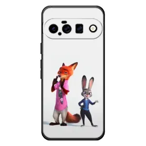 Силиконовый чехол с принтом Зоотрополіс для Google Pixel 11 (Джуди и Ник)