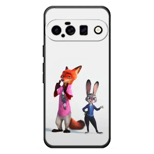 Чехол с рисунком «Джуди и Ник» для Google Pixel 11 Чехол с рисунком «Джуди и Ник» для Google Pixel 11