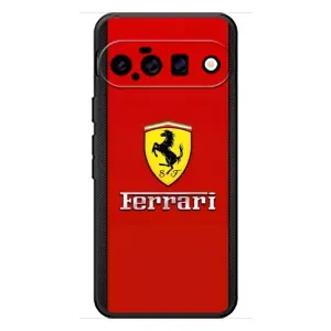Силіконовий бампер з картинкою машини на Google Pixel 11 (Ferrari Logo)