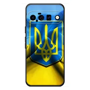 Чохол з картинкою (Патріотичний ГЕРБ) на Google Pixel 11 (Герб і Прапор України)