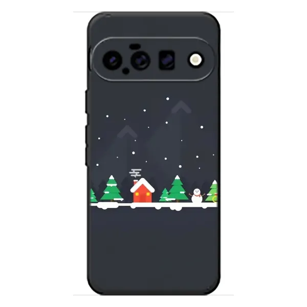 Чехол с рисунком «Город зимний» для Google Pixel 11 Чехол с рисунком «Город зимний» для Google Pixel 11