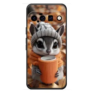 Печатный чехол «Зверята с кофе» для Google Pixel 11 (Грызунчик с кофе)