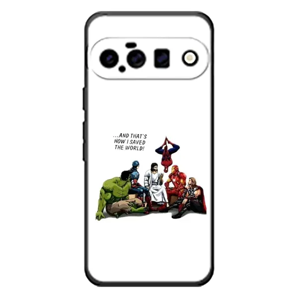 Чехол с рисунком «Иисус супергерой» для Google Pixel 11