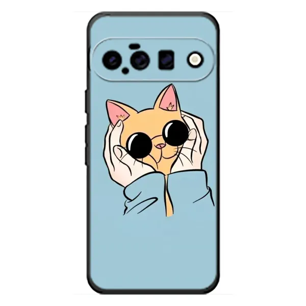 Чехол с рисунком «КОТИК в очках» для Google Pixel 11 Чехол с рисунком «КОТИК в очках» для Google Pixel 11