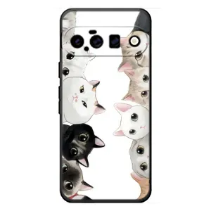 Силиконовый чехол с котиком для Google Pixel 11 (Коты)