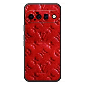 Текстурный Чехол Louis Vuitton для Гугл Пиксель 11 (Красный ЛВ)